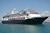 Holland America's Volendam departs from Fremantle Harbour in Western Australia.