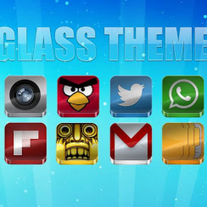 GLASS APEX NOVA GO THEME v5.2 Full Apk Download 