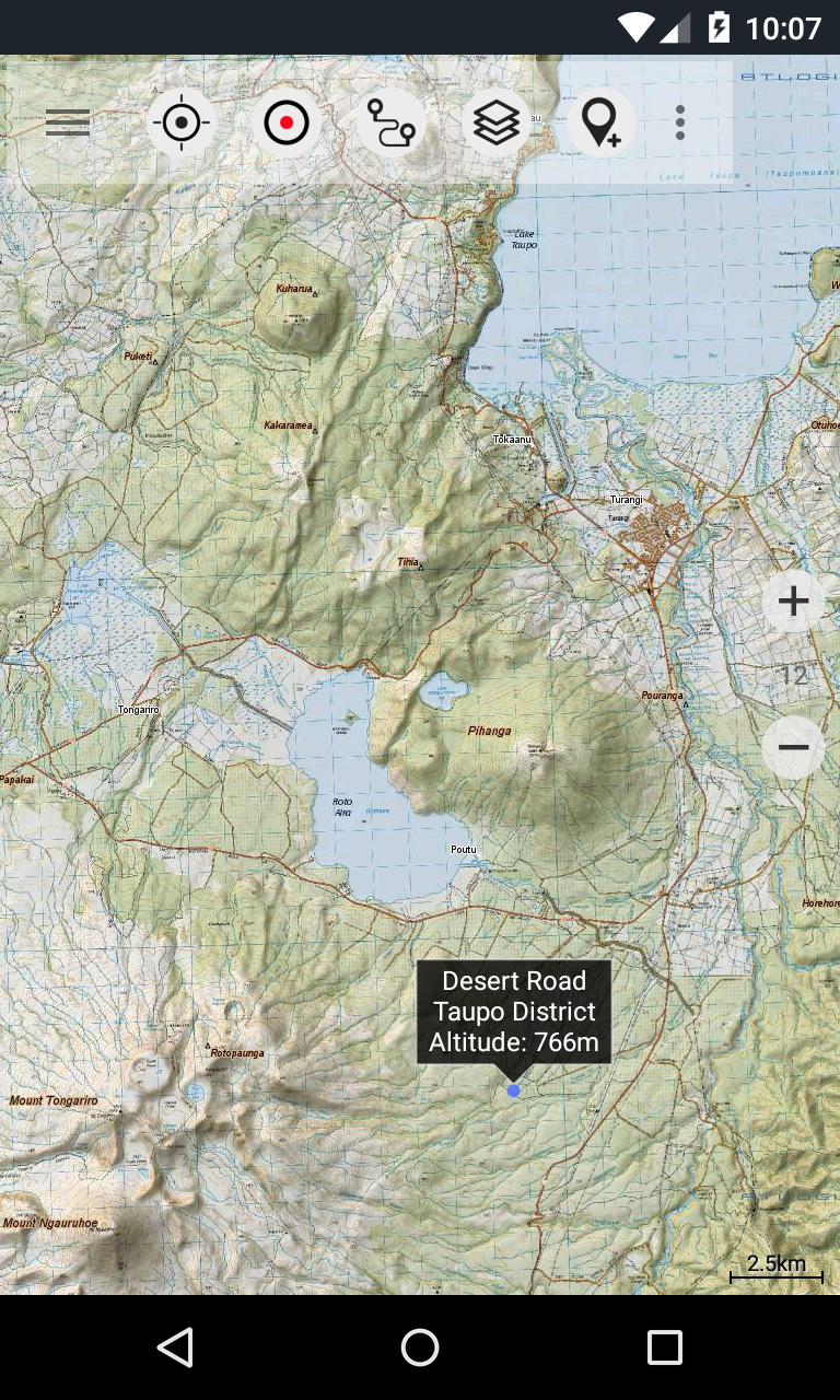 New Zealand Topo Maps Pro Screen 1