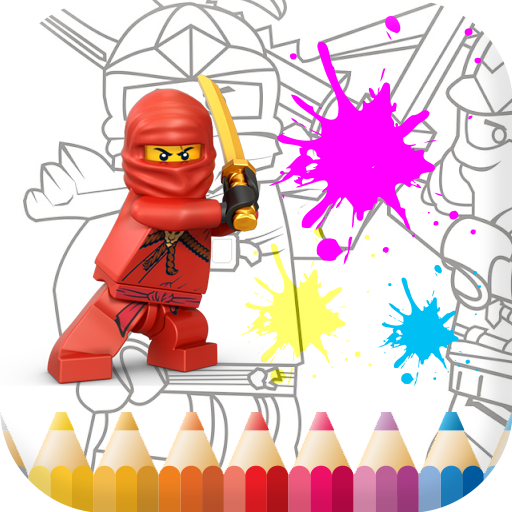 Lego Ninjago Coloring LOGO-APP點子