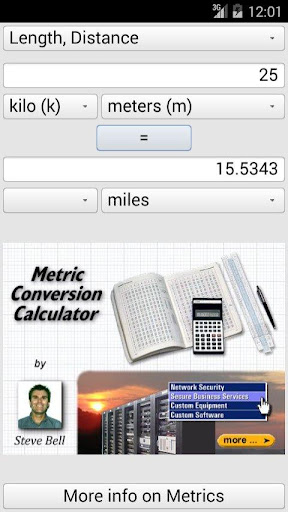 Metric Conversion Calculator