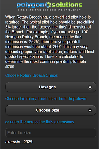 【免費生產應用App】Rotary Broaching Calculator-APP點子