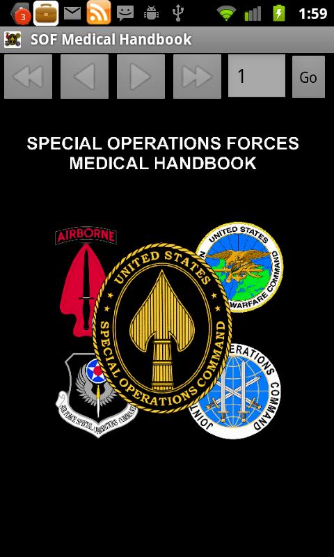 SOF Medical Handbook Screen 3
