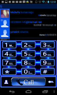 免費下載個人化APP|ExDialer Theme Blue Neon app開箱文|APP開箱王