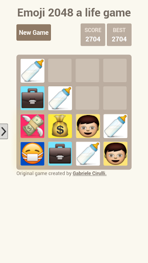 Emoji 2048 - a life game