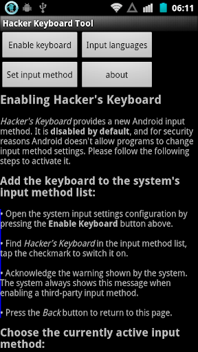 Hacker Keyboard Tool