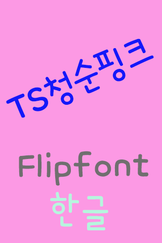 TS innopink ™ Korean Flipfont