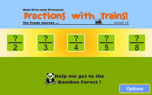 Fractions with Trains