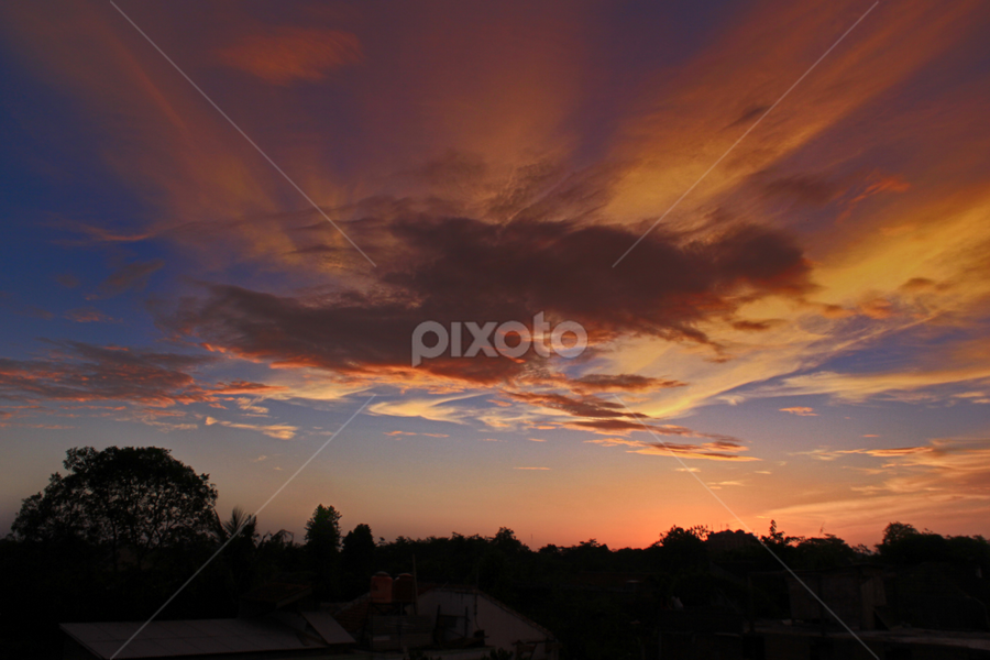 sunset kala itu by Isnaini Ma'ruf - Landscapes Sunsets & Sunrises