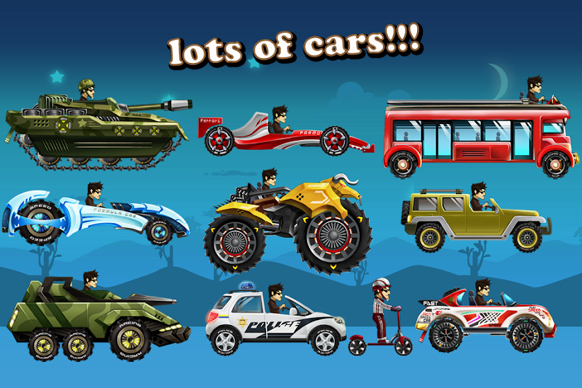 Up Hill Racing: Car Climb Screen 1