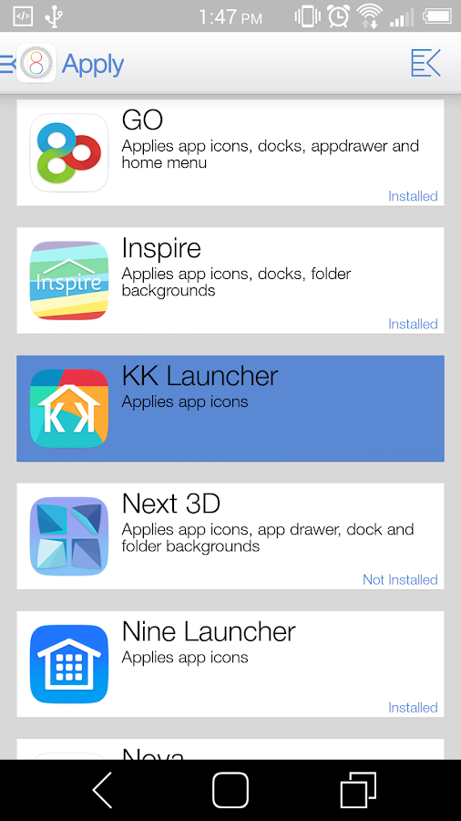 Ultimate iOS8 Launcher Theme - screenshot