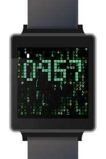 Matrix face for Android Wear