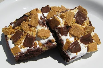 Smores Topped Brownies