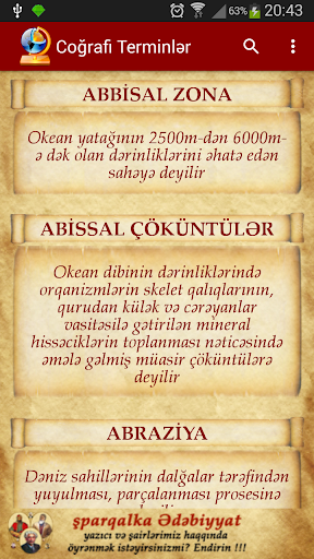 Coğrafi Terminlər