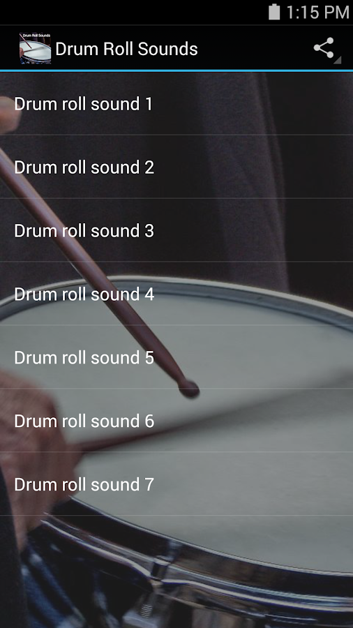 Drum Roll Sounds Android Apps on Google Play