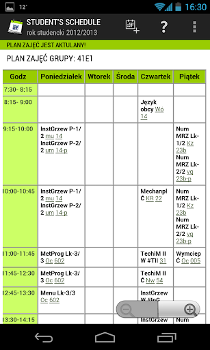 【免費生產應用App】Student's Schedule PK MECH-APP點子