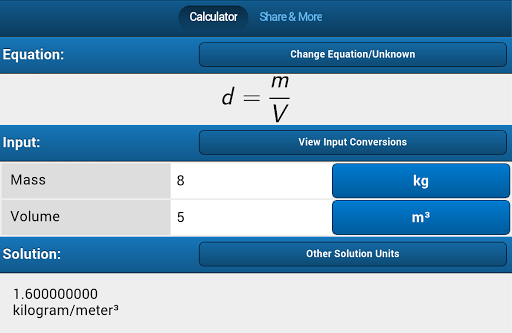 【免費教育App】Density Equation Calculator-APP點子