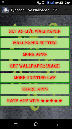 Typhoon Live Wallpaper
