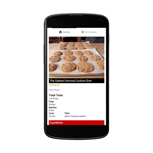 【免費書籍App】Oatmeal Cookies Recipe-APP點子