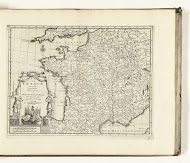 Kaart van Frankrijk, 1726