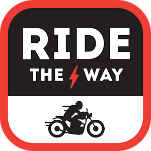 Ride the Way; motorbike routes logo