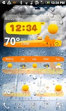 GO Weather Mid-Aut Widget Skin