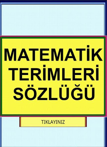 MATEMATİK SÖZLÜĞÜ KPSS YGS