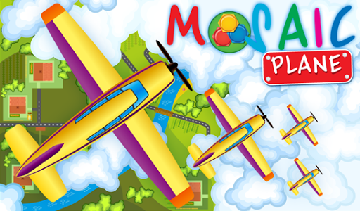 Animated puzzles plane