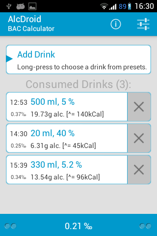 AlcDroid Alcohol Tester ★ PRO