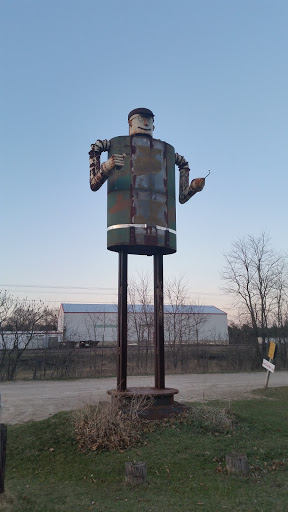 Giant Robot Statue