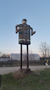 Giant Robot Statue