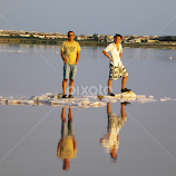 Torrevieja Salt-flats by Helen Roberts -  