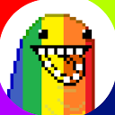 Rainbow Bunchie, Nyan Cat meme mobile app icon