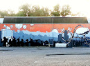 Muurkunst aan de Seinedreef - Utrecht