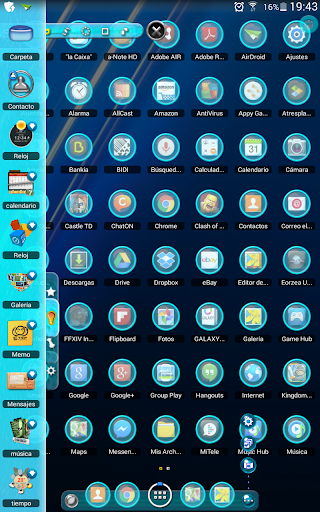 【免費個人化App】TSF Shell Theme Blue Sky HD-APP點子