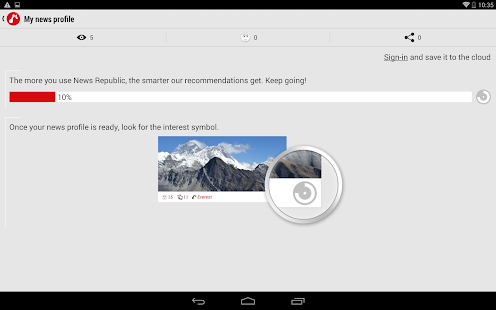News Republic – Smarter news - screenshot thumbnail