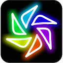 Magic Paint Kaleidoscope mobile app icon