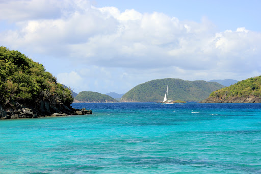 This view from Caneel Bay is tough to beat. Gorgeous water!