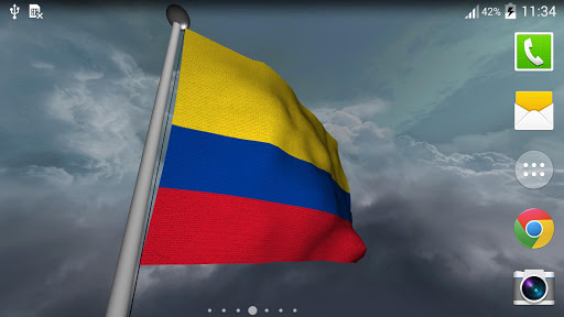 【免費個人化App】Colombia Flag - LWP-APP點子