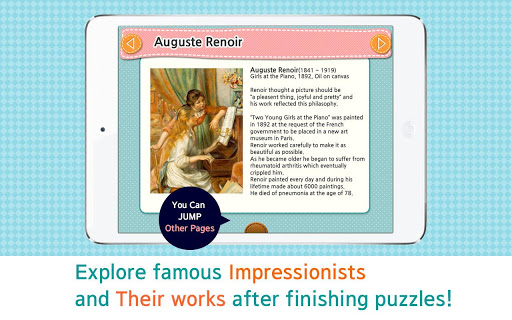 【免費教育App】Gelda's Impressionism Puzzle-APP點子