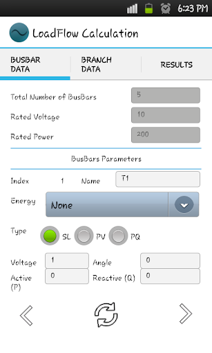 Power Flow Calculation