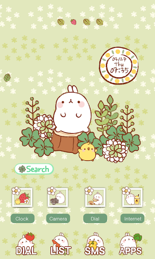 CUKI Themes Molang's spring