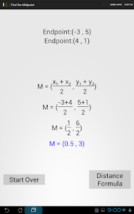 Distance and Midpoint Formula Screenshots 2