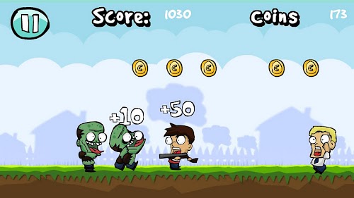 Android application Backyard Zombies screenshort
