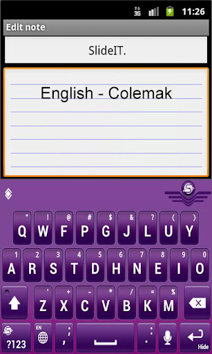 【免費工具App】SlideIT English Colemak Pack-APP點子