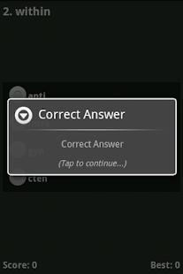 190 BIOLOGY ROOT WORDS Quiz Screenshots 3