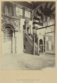 Minbar in de moskee van Amir al-Maridani, Caïro