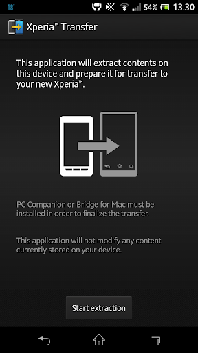 Xperia™ Transfer Desktop