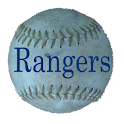 Simple Texas Rangers Schedule logo
