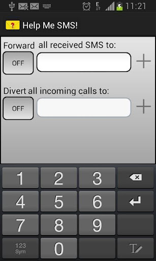 【免費通訊App】Help Me SMS (ADV. CALL DIVERT)-APP點子